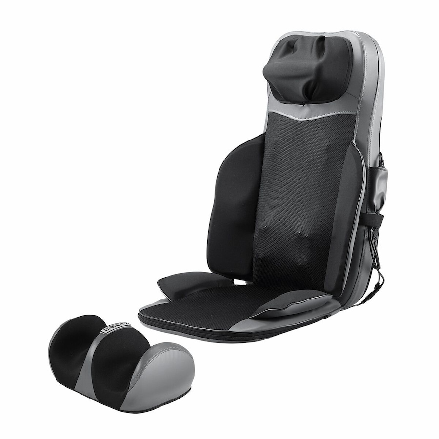 Full Body Massage Cushion Chair Shiatsu Back Neck Massaging Pad Seat Heat Vibration Rolling Kneading with Foot Massager Remote Pillow Homasa