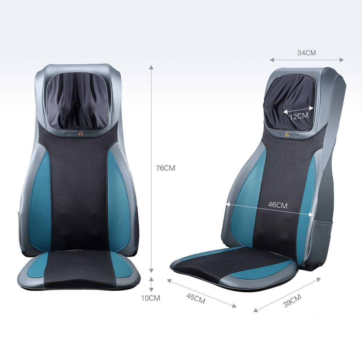 back and neck massager chair