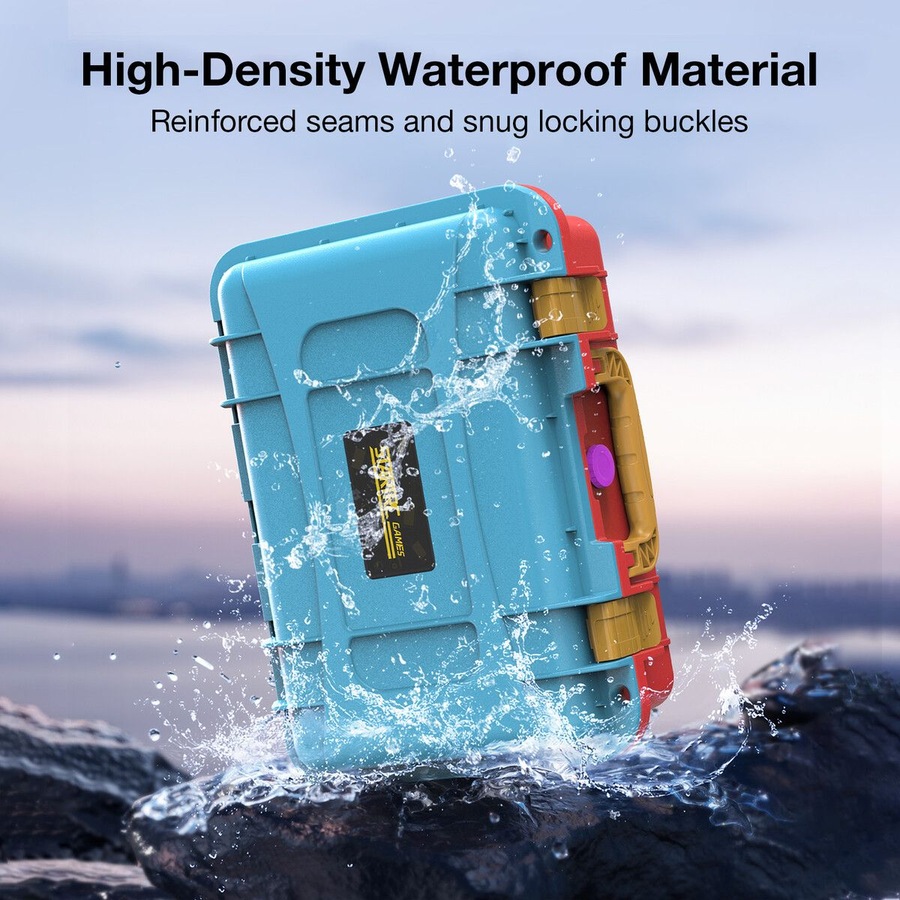 Game Storage Case Container for Nintendo Switch 2 Controller Joy Con Wrist Strap Cards Charging Accessories Portable Hard Shell Carry Travel Organiser