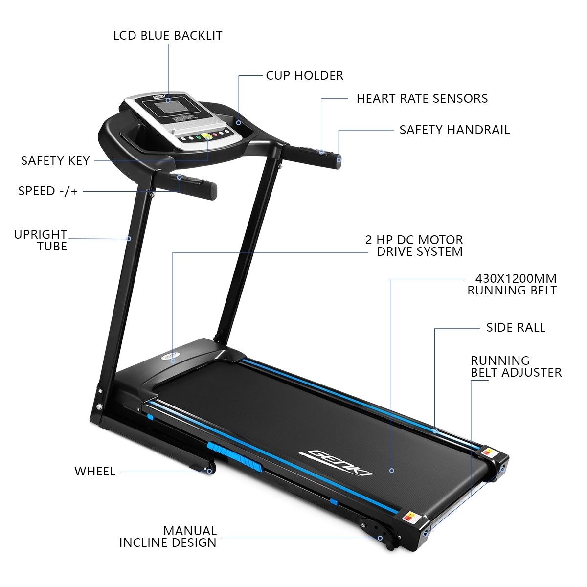 Genki electric treadmill sale