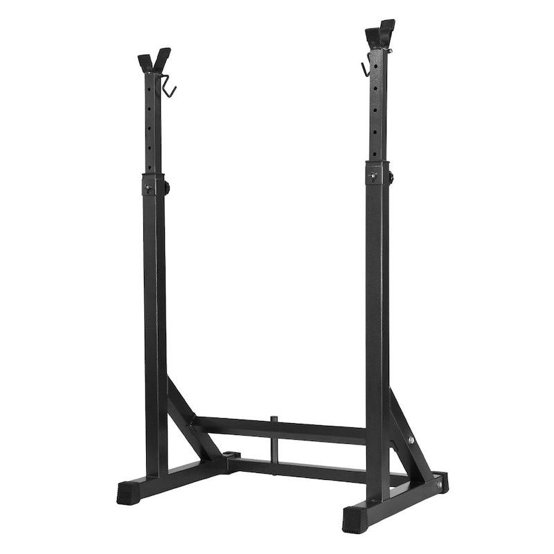 Genki Adjustable Squat Rack Fitness Exercise Weight Lifting Barbell 