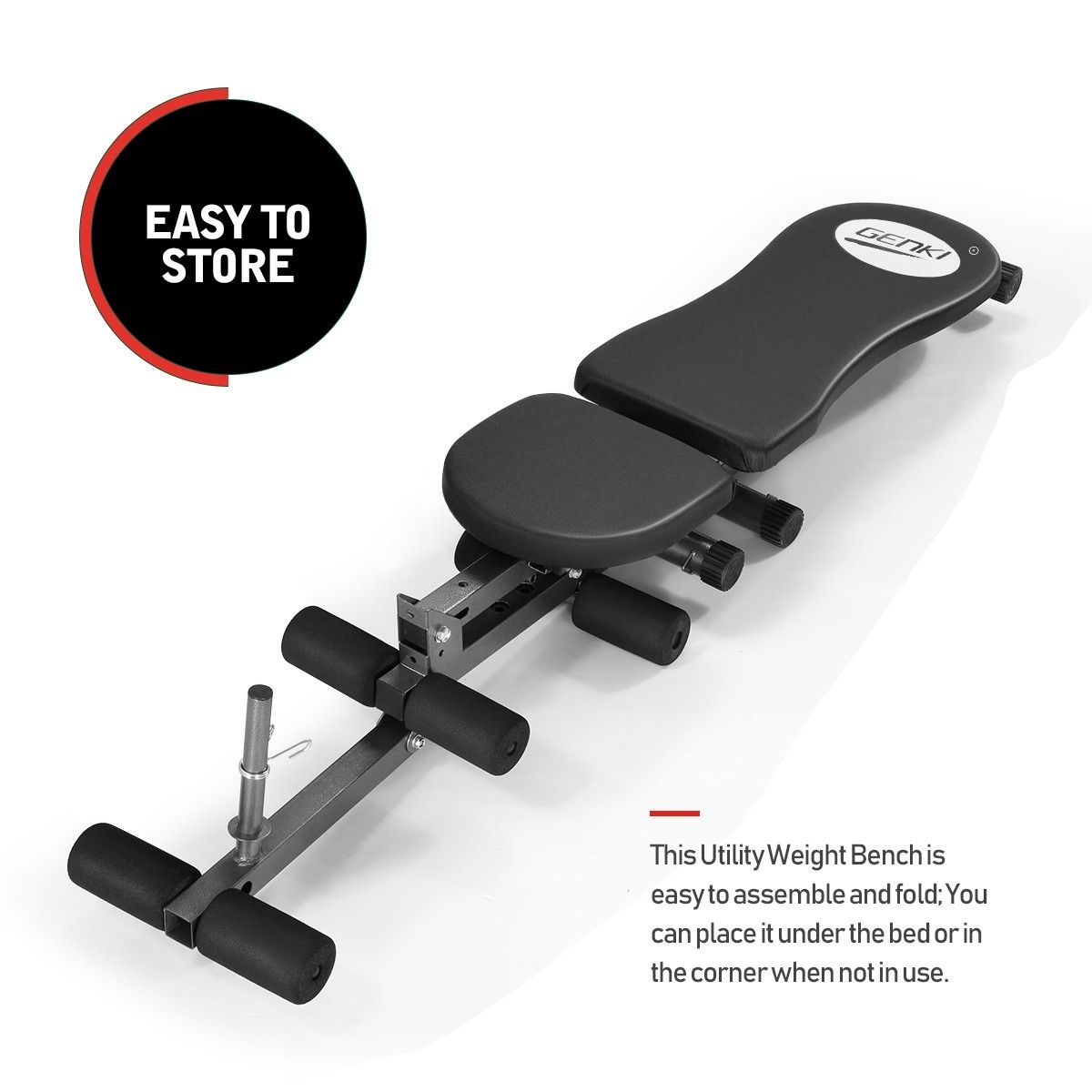 Genki adjustable weight discount bench