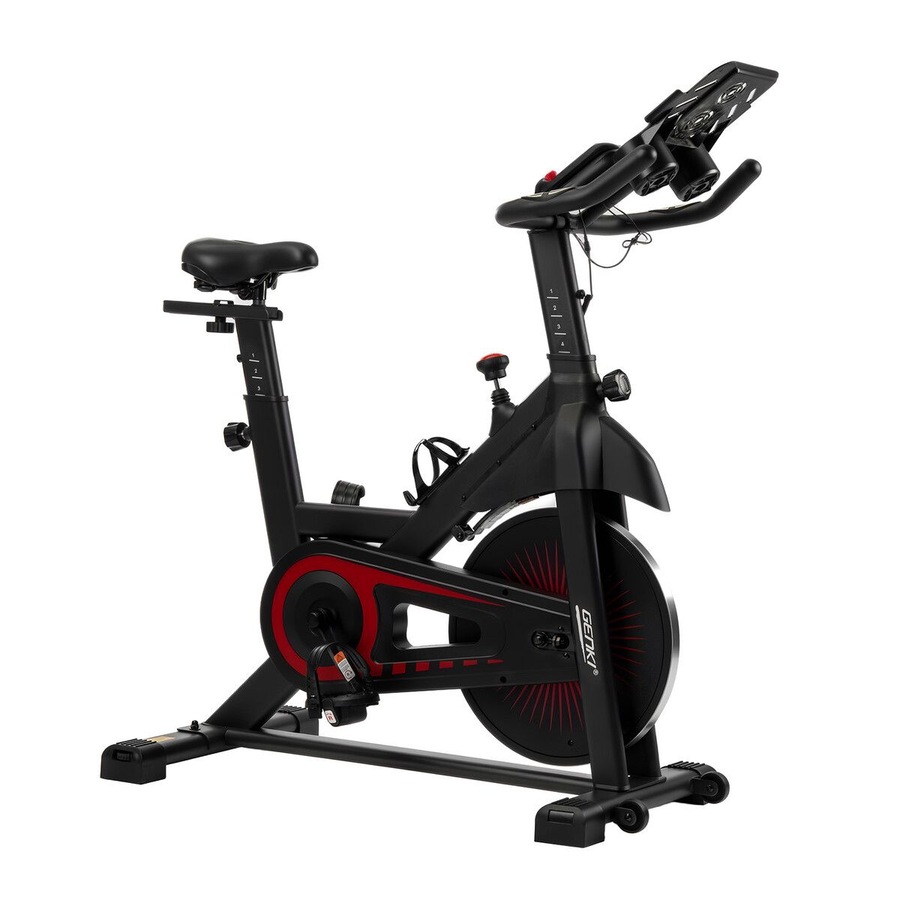 Genki Fitness Spin Bike Indoor Cycling Stationary Bicycle Home Exercise Adjustable Magnetic Workout Aerobic Trainer Pedal Gym Equipment Bluetooth App