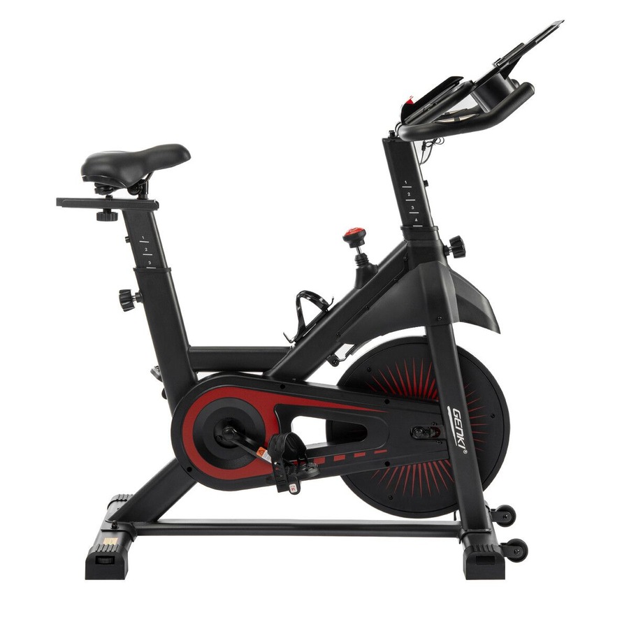 Genki Fitness Spin Bike Indoor Cycling Stationary Bicycle Home Exercise Adjustable Magnetic Workout Aerobic Trainer Pedal Gym Equipment Bluetooth App