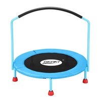 Genki Kids Trampoline Small Exercise Home Gym Fitness Equipment Indoor Workout Rebounder Jumping Mat