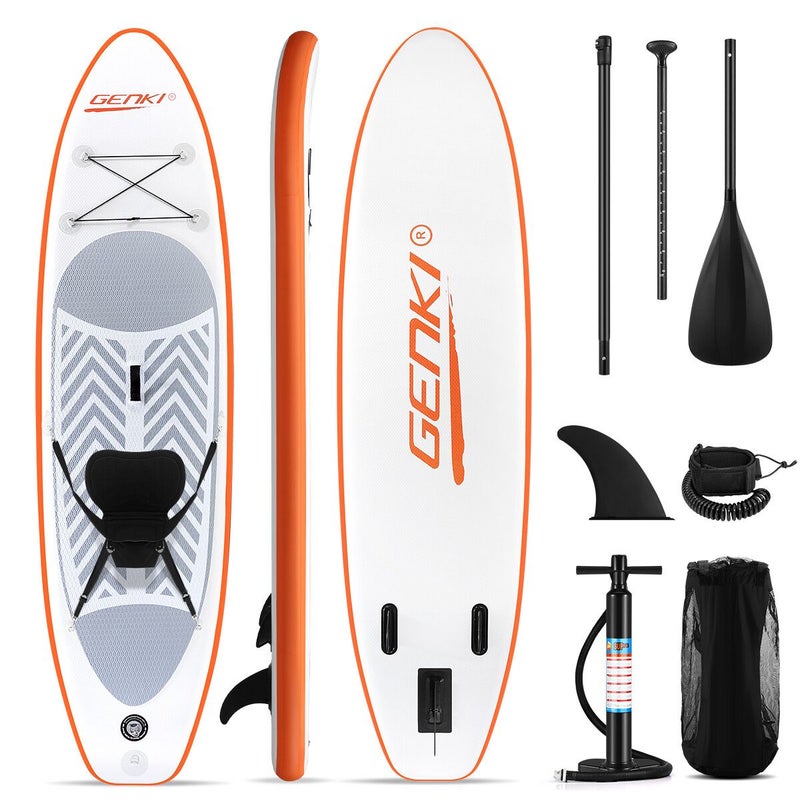 Buy GENKI Stand Up Paddle Board Inflatable SUP Surfboard Kayak with ...