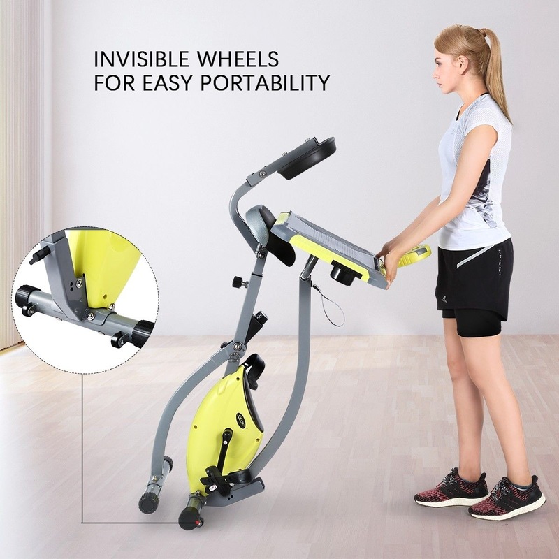 Buy Genki Desk Exercise Home Foldable Bike Gym With Movable Desktop