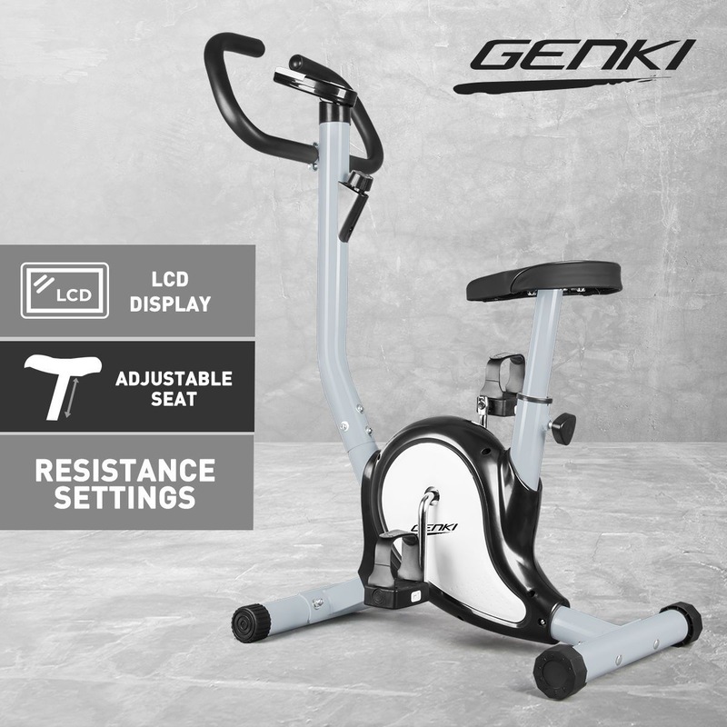 genki upright exercise bike