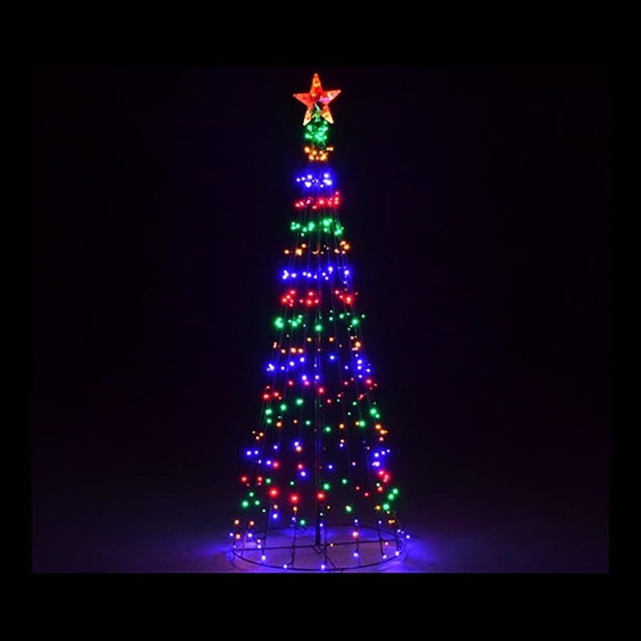 Giant Multi-Colour LED Christmas Tree -2.2M