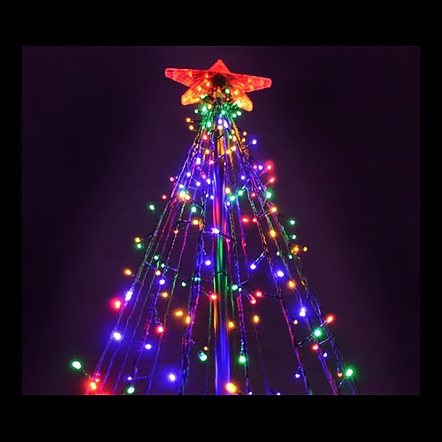 Giant Multi-Colour LED Christmas Tree -2.2M