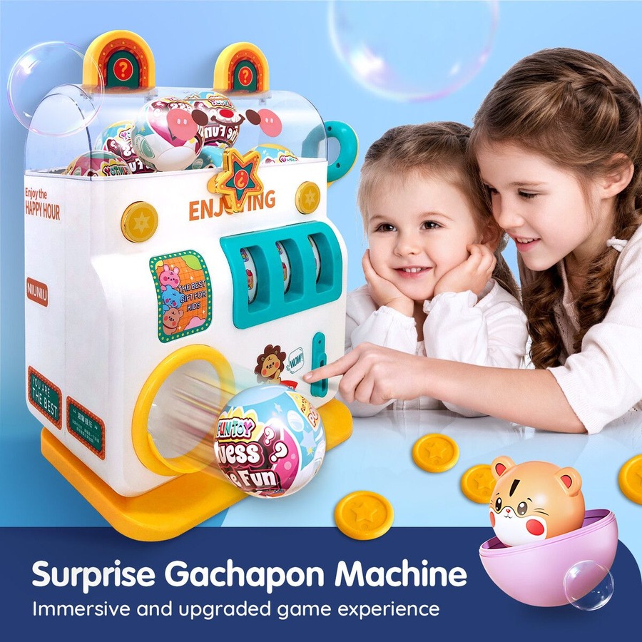 Buy Gumball Gachapon Machine Vintage Candy Dispenser Piggy Coin Mini ...