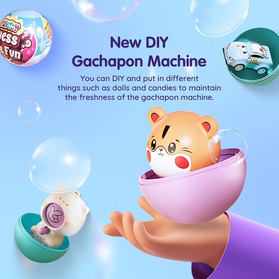 Buy Gumball Gachapon Machine Vintage Candy Dispenser Piggy Coin Mini ...