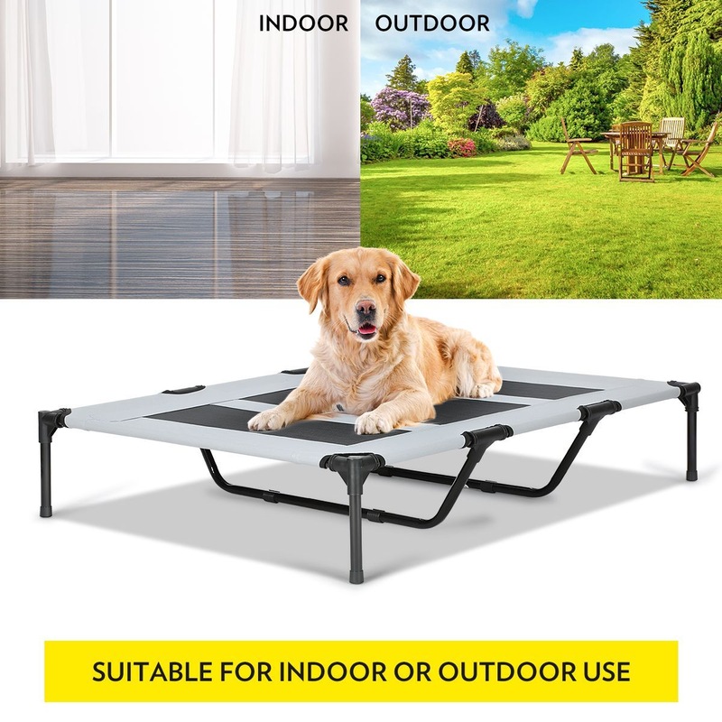 Buy Extra Large Dog Bed Trampoline Elevated Pet Cat Cot MyDeal