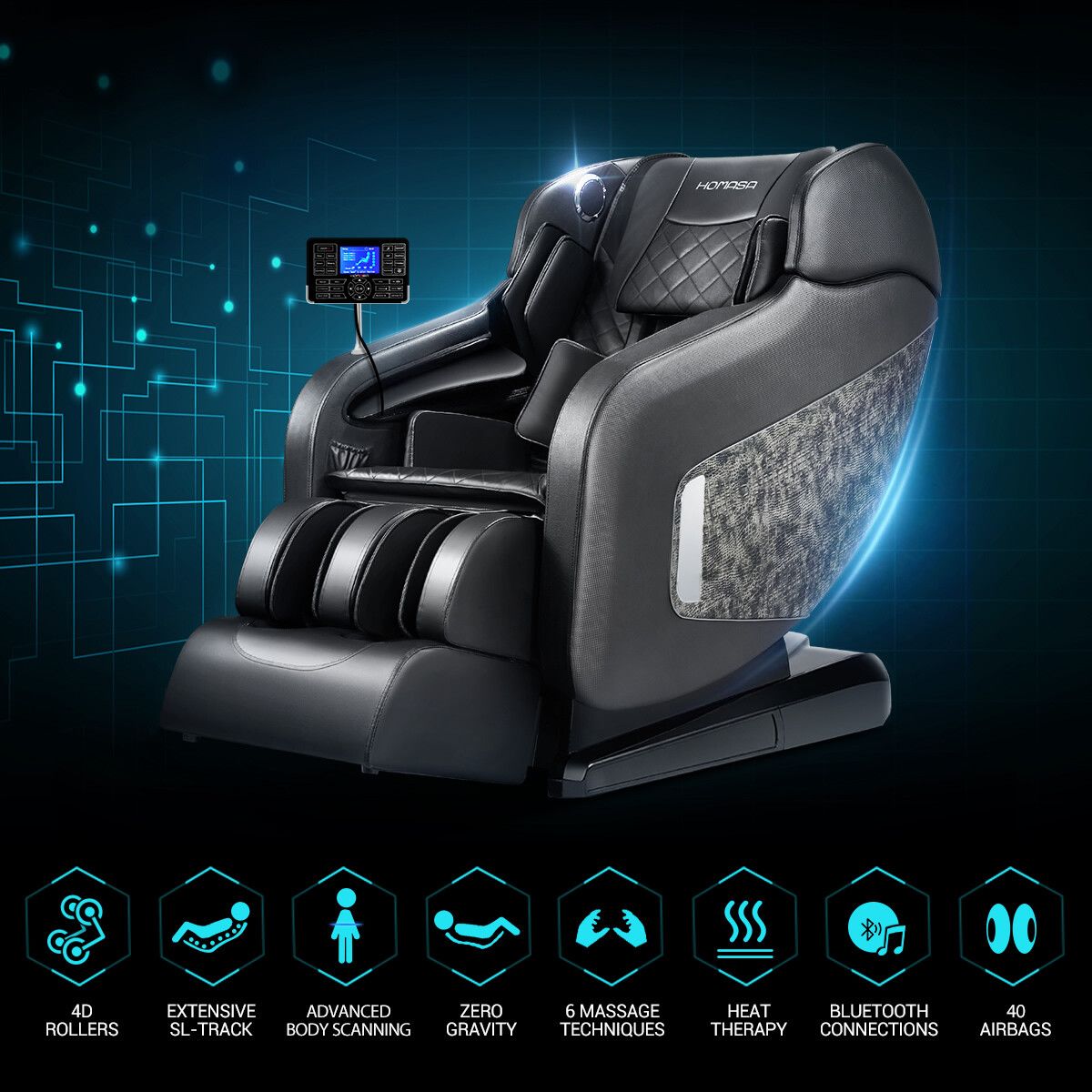 Homasa electric 2025 massage chair review