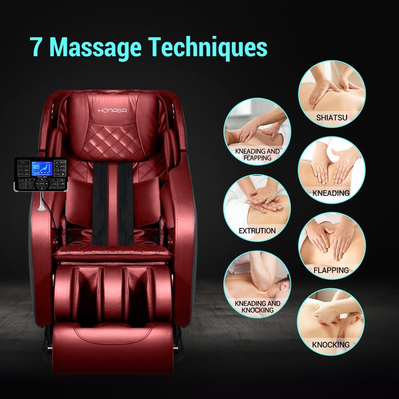 Buy HOMASA 4D Massage Chair Zero Gravity Recliner Electric Massager