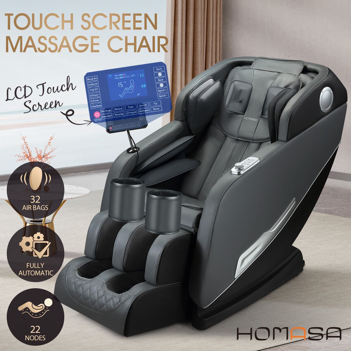 Full body zero best sale gravity shiatsu massage chair