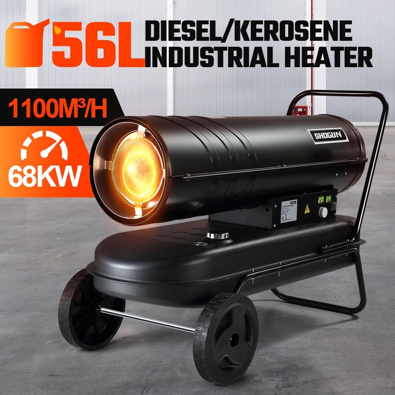 Buy Industrial Fan Heater 68kW Diesel Kerosene Heater for Workshop  Warehouse Shed - MyDeal