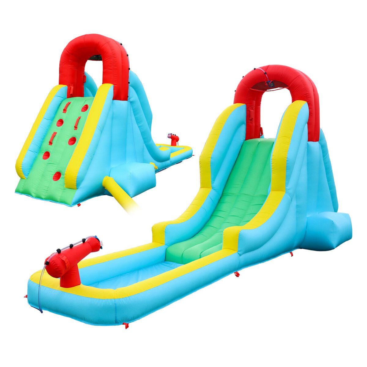 Inflatable Water Park Blow up Slide Jumping Castle Pool Toys Bouncer Outdoor 