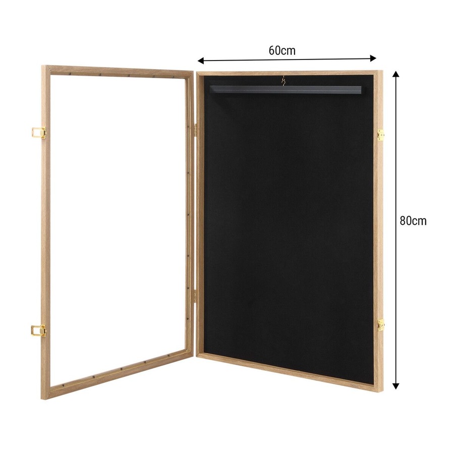 Jersey Shadow Box Frame Sports Memorabilia Display Case Wall Mounting Showcase Football Basketball Hockey Custom Shirt Framing Cabinet with Locks