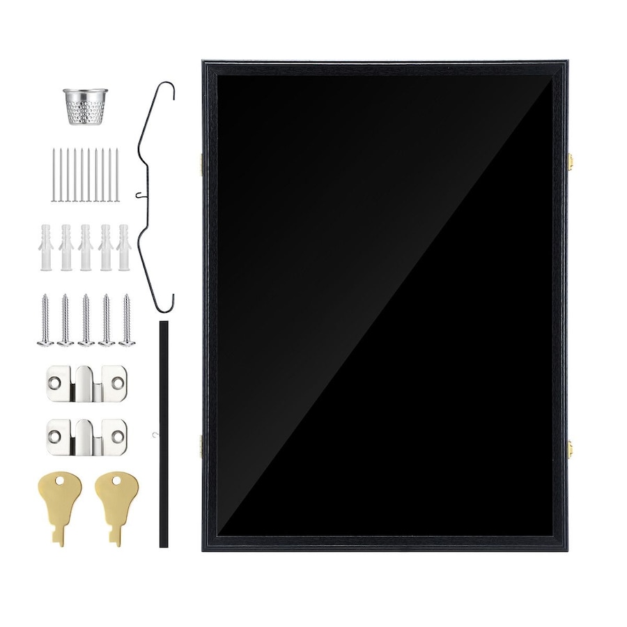 Jersey Shadow Box Frame Sports Memorabilia Display Case Wall Mounting Showcase Football Basketball Hockey Custom Shirt Framing Cabinet with Locks