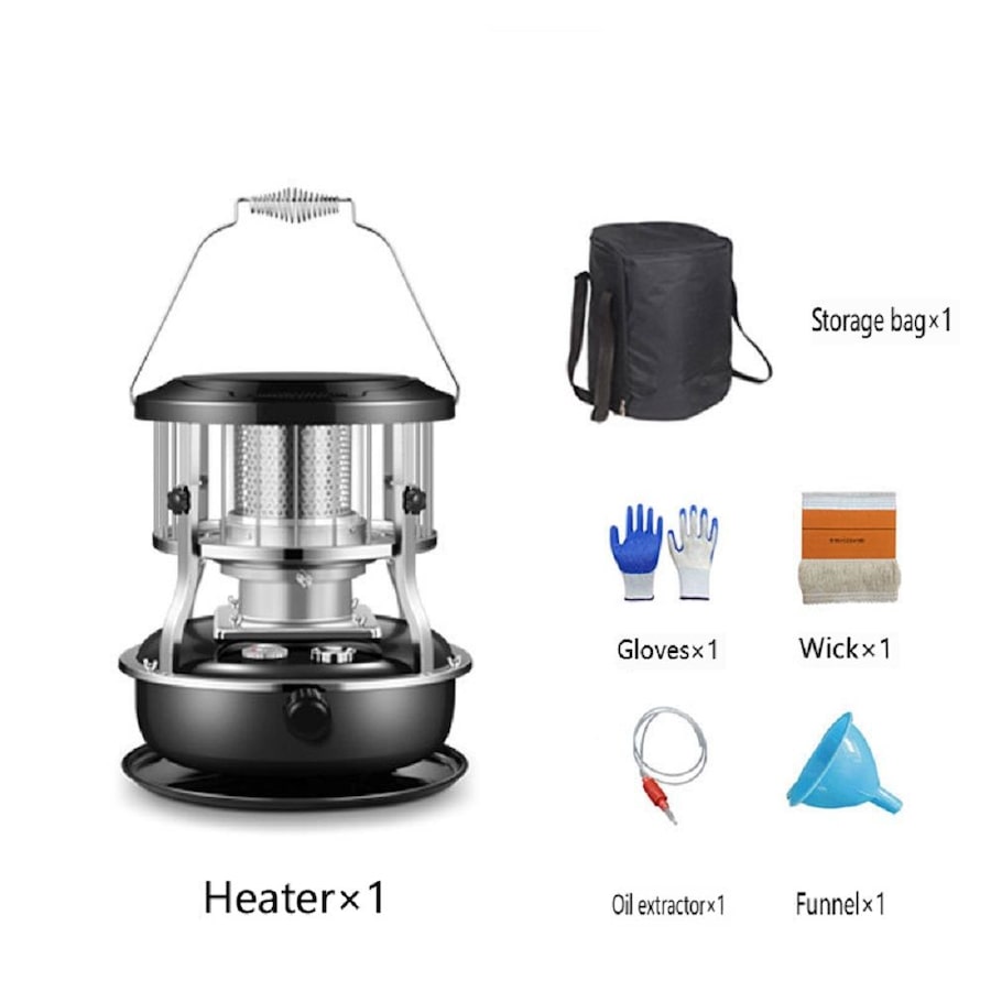 Kerosene Heater Oil Heater for Winter Heating Indoor Oil Heater Kerosene Space Heater 4.5L Capacity Kerosene Stove for Patio, Fishing