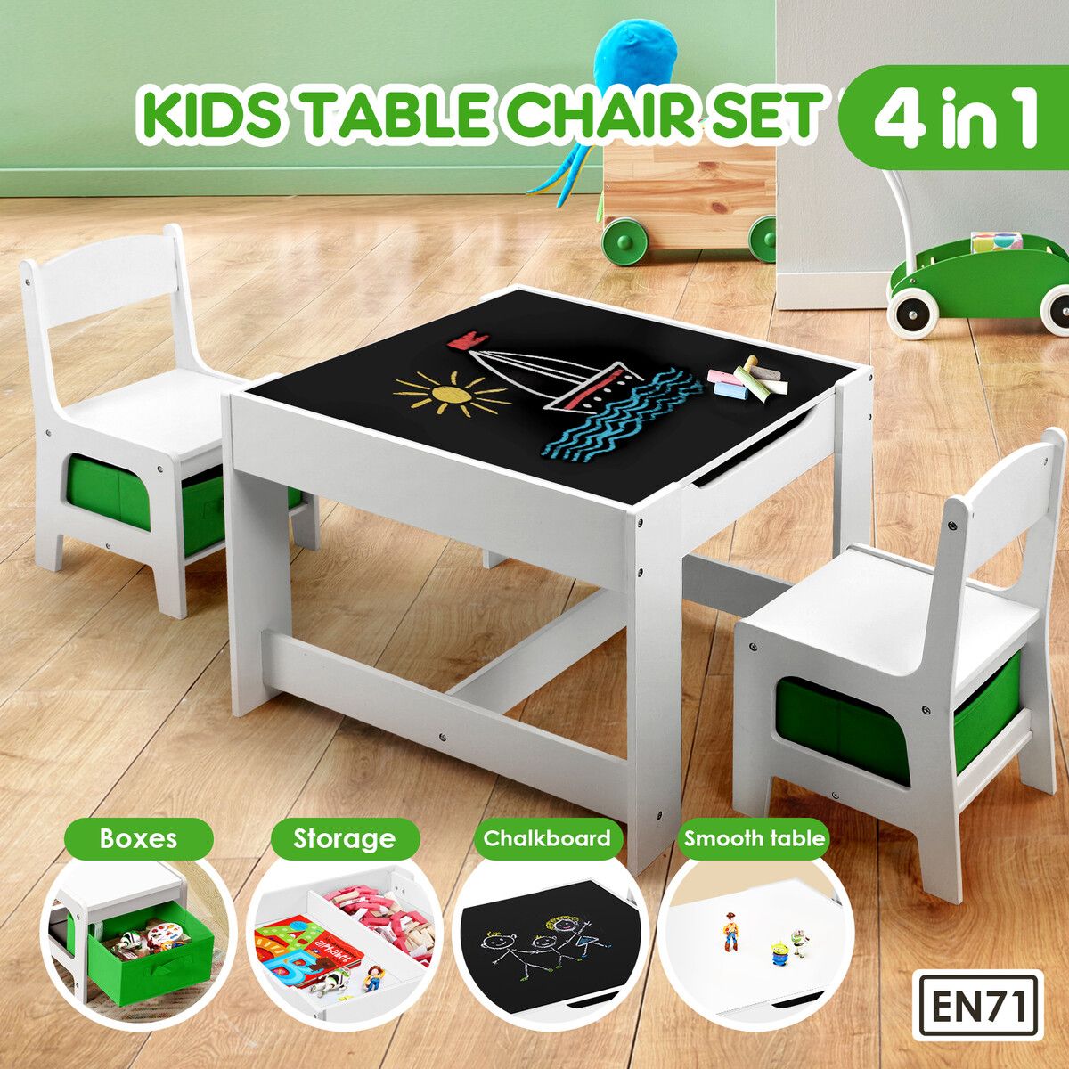 Lego table with discount chairs