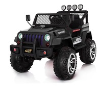 Kids Remote Control Car Truck Jeep Off Road with Four Motor Black