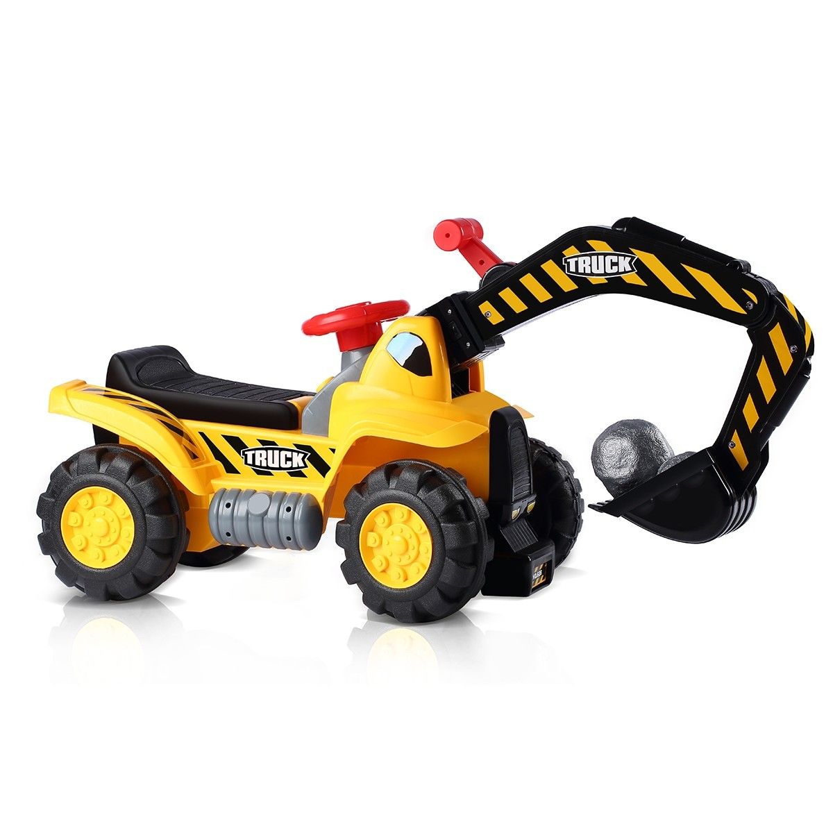 Kids Ride On Excavator Digger Scooter Tractor Toys