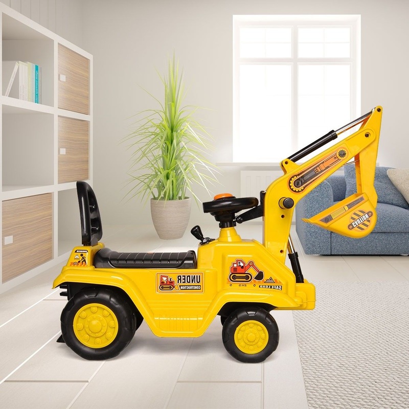 Buy Kids Excavator Ride On Digger Toy Children Bulldozer Loader Car