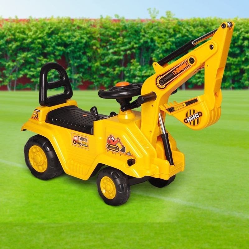 Buy Kids Excavator Ride On Digger Toy Children Bulldozer Loader Car