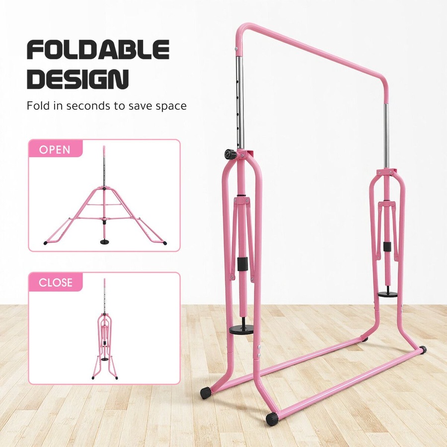 Buy Kids Gymnastics Bar Training Climbing Frame Playground Home Gym ...