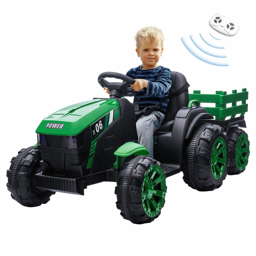 Buy Kids Ride on Car Remote Control Electric Tractor Toy Vehicle ...