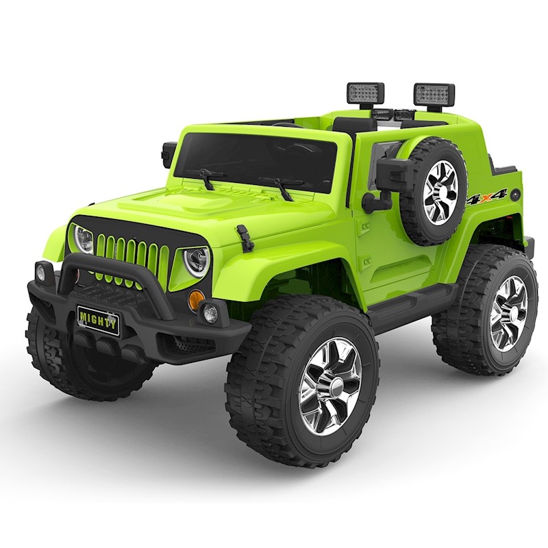 green remote control jeep