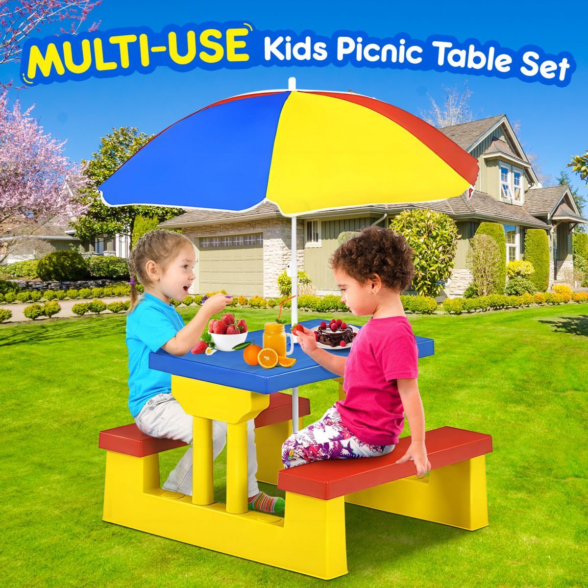 Childrens table hotsell and bench set