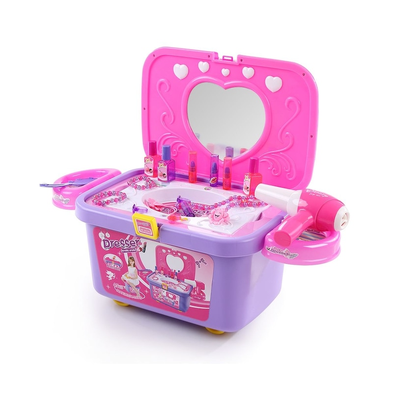 Kids Vanity Make Up Case Toy Storage Box Mydeal Kids Vanity Make Up Case Toy Storage, Toddler Vanity Toy Box