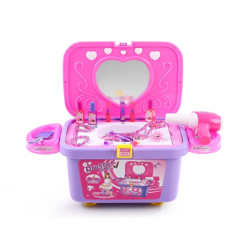 Kids Vanity Make Up Case Toy Storage Box Mydeal Kids Vanity Make Up Case Toy Storage, Toddler Vanity Toy Box