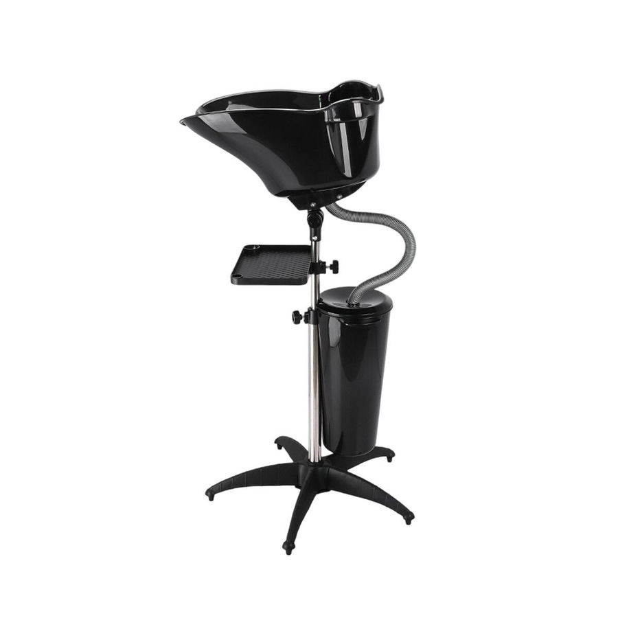 Large Salon Basin Portable Shampoo Hairdressing Hair Wash Bowl Barber Furniture Mobile Washing Sink Cutting Beauty Shop Seniors High Gloss Adjustable