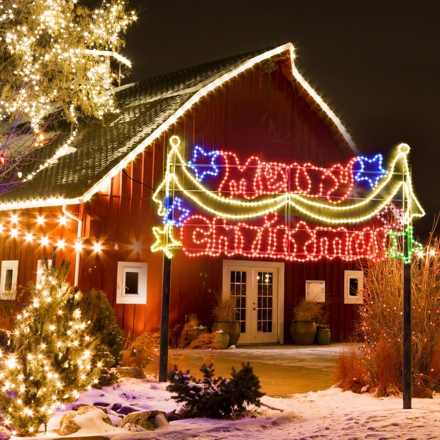 LED Merry Christmas Rope Lights - Colorful