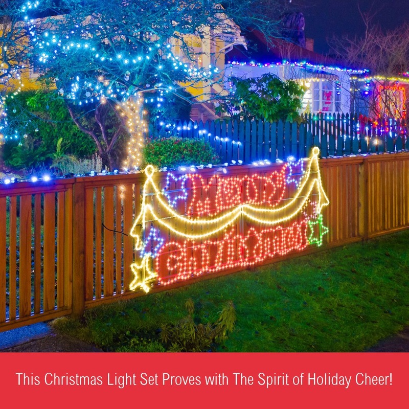 LED Merry Christmas Rope Lights  Colorful  Buy Outdoor Christmas