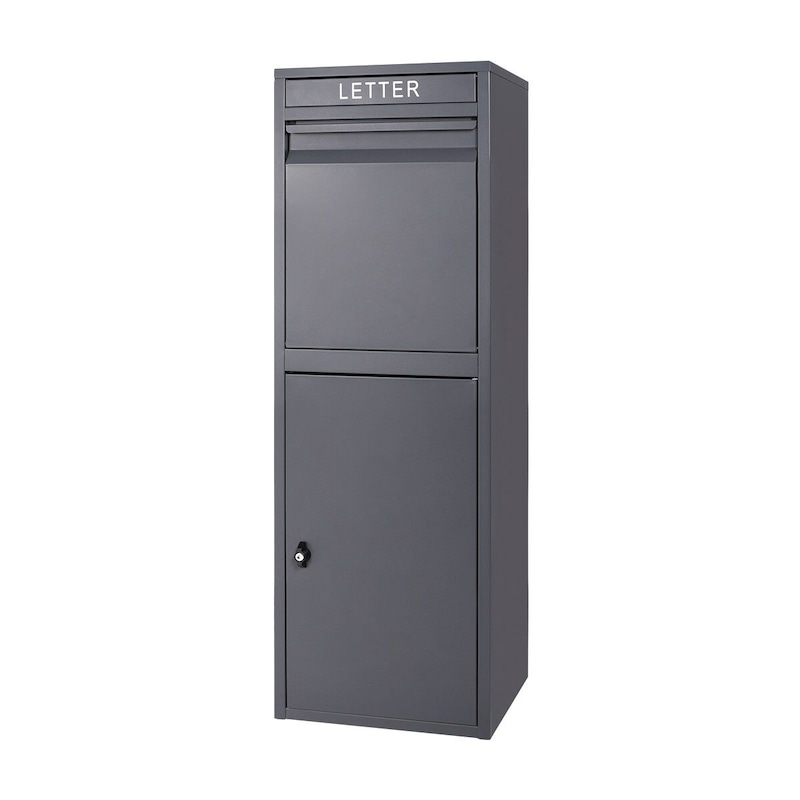 Buy Letterbox Freestanding Weatherproof Parcel Mailbox Delivery Postbox ...