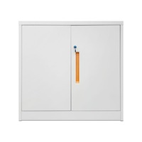 Lockable Metal Filing Cabinet Office Furniture File Storage with Adjustable Shelves-90CM