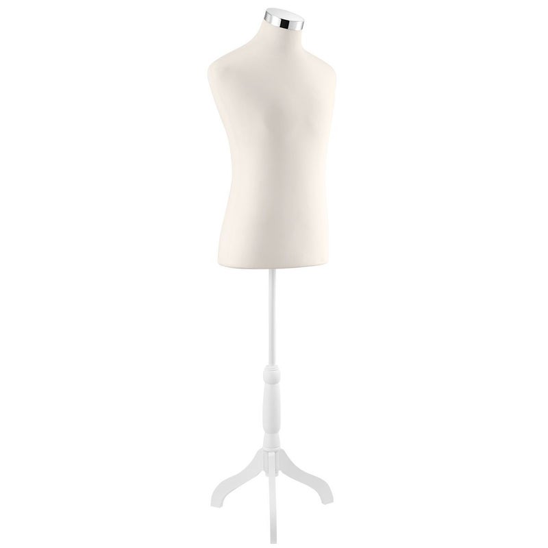 EPS Foam Male Mannequin Head Form for Display - Tan at