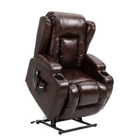 Massage Recliner Chair Electric 8 Point Heated Vibrating Massage Armchair OKIN Lift Motor Lounge Sofa