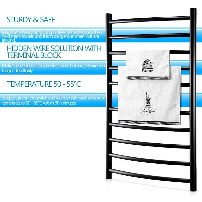 Buy Maxkon 3 Tier Electric Heated Clothes Dryer Airer Towel Drying Rack  Stand Foldable 300W - MyDeal