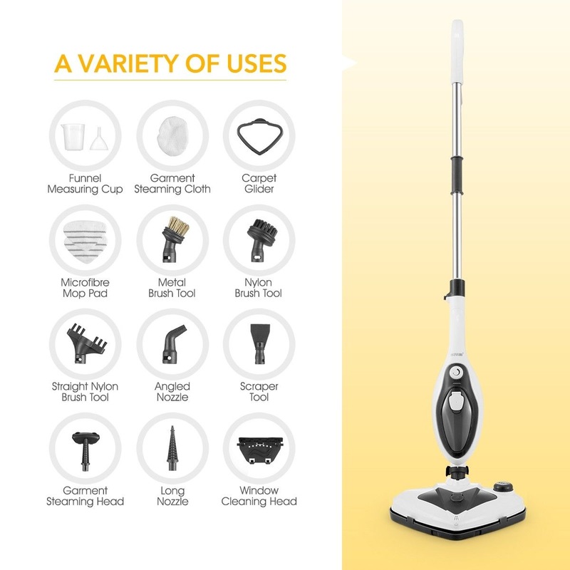 Buy Maxkon 13in1 Steam Mop Cleaner MultiPurpose Handheld Steamer