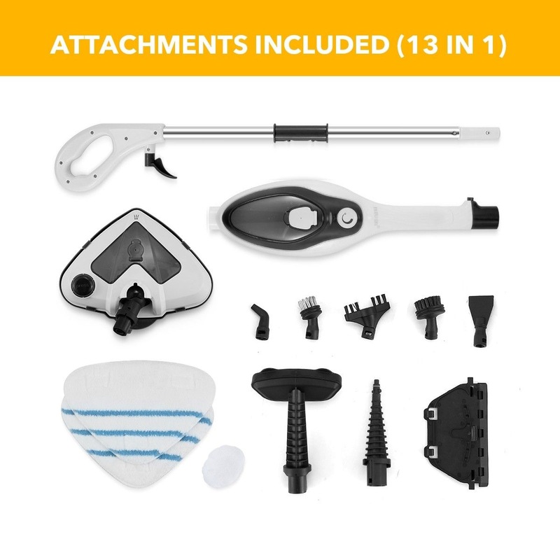 Buy Maxkon 13in1 Steam Mop Cleaner MultiPurpose Handheld Steamer