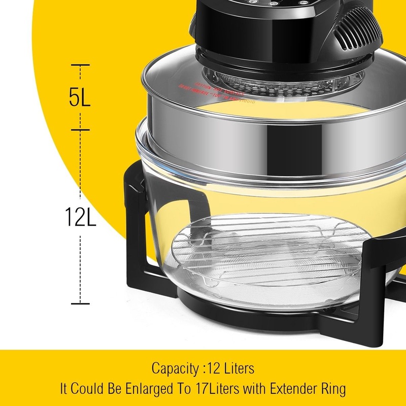 Buy 17L Maxkon Halogen Convection Turbo Oven Air Fryer Electric Cooker