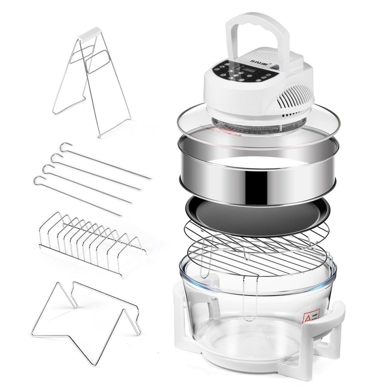 Buy Maxkon 17L Halogen Oven Cooker Air Fryer with LED Display White