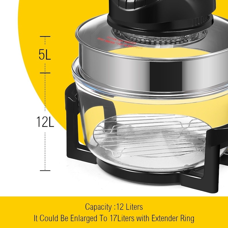 salter 17l halogen oven with extender