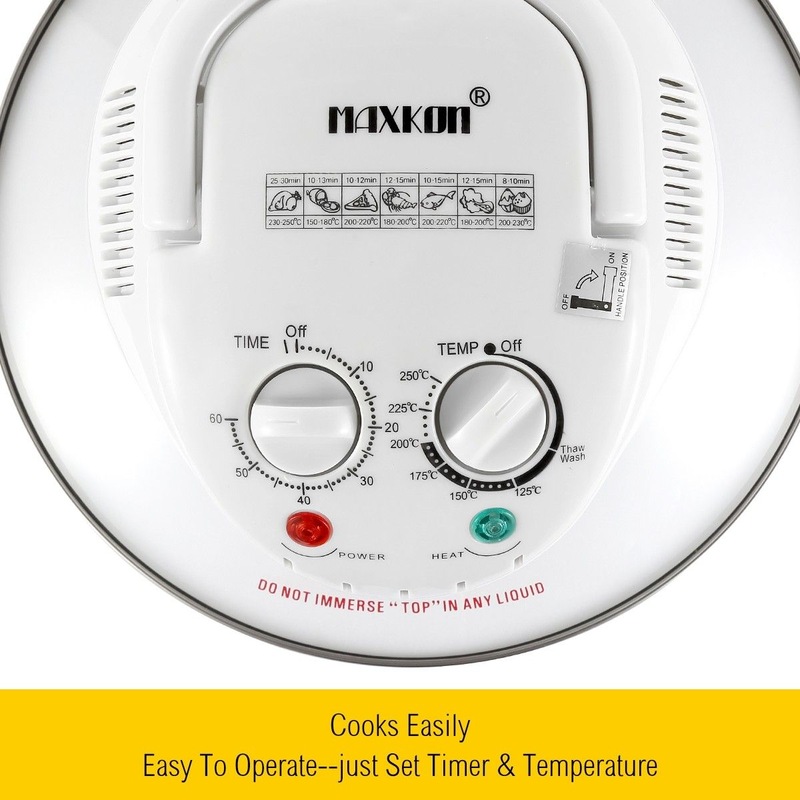 Buy Maxkon 17L Halogen Oven Cooker Air Fryer White MyDeal